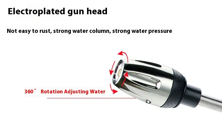 China Factory supply high pressure car wash  sprayer with soap bottle adjustable garden sprinkler water gun
