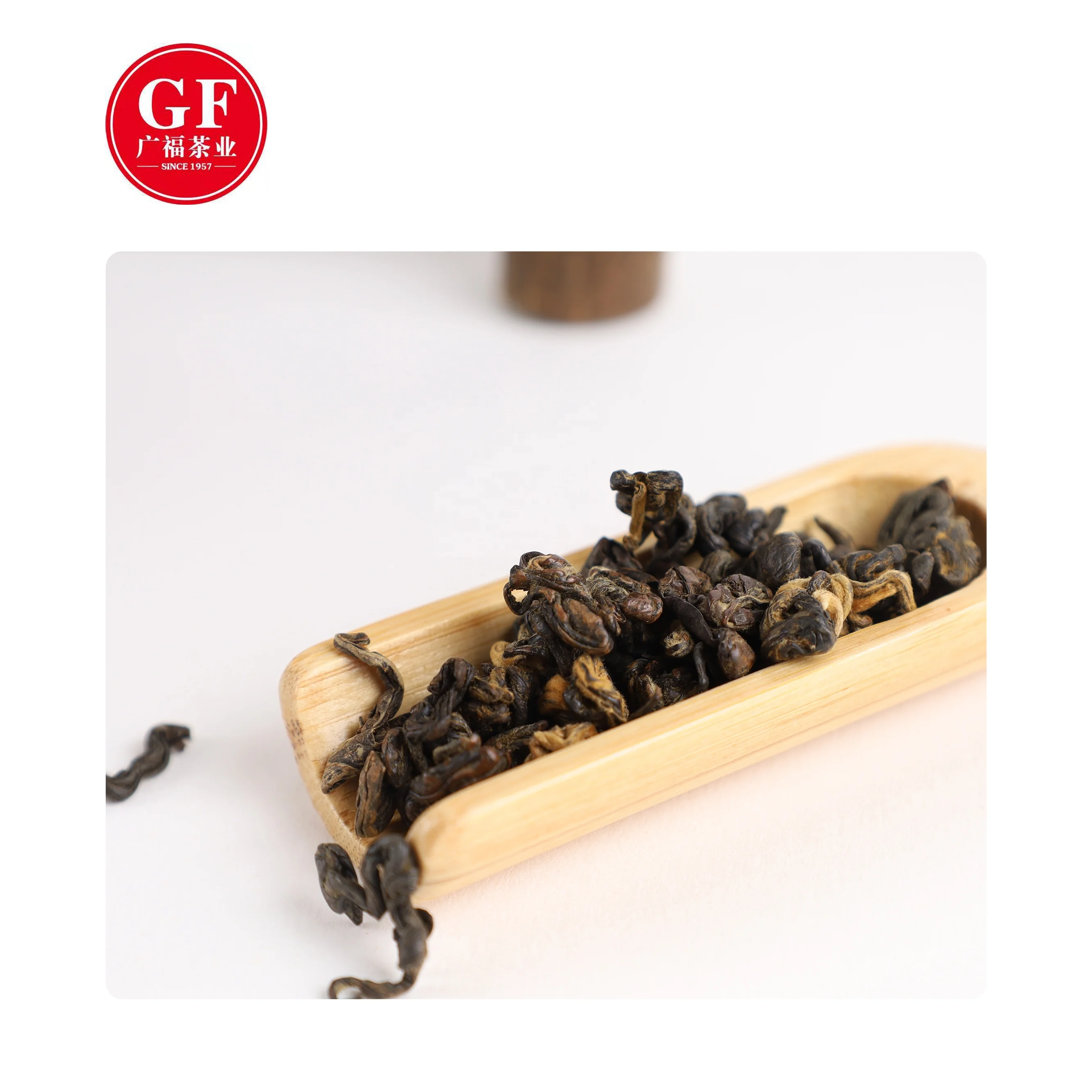 Fujian loose bulk  red gold snail black tea OEM package available