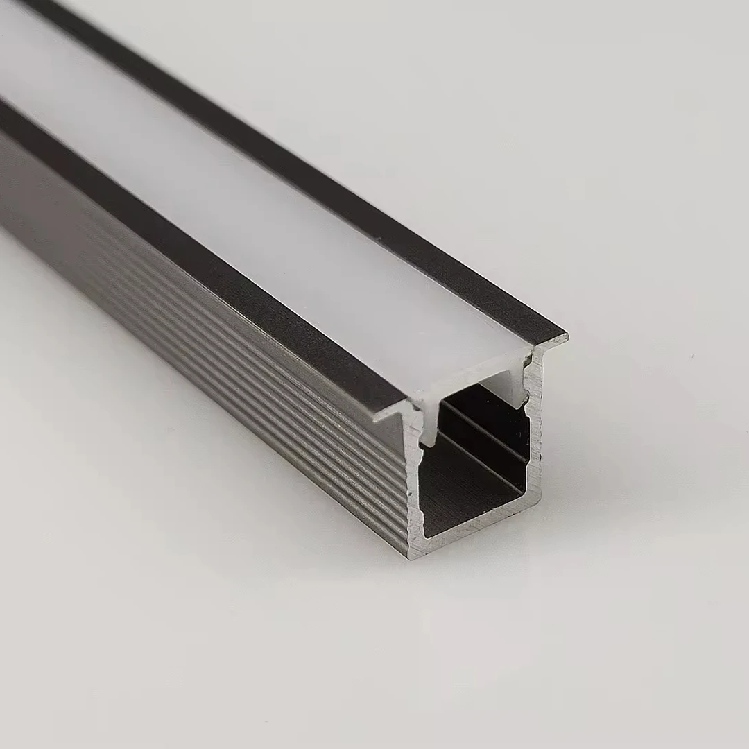 High-quality W7.9*H8.5mm Recessed Aluminum Alloy Cabinet LED Light U-Channel with Clips