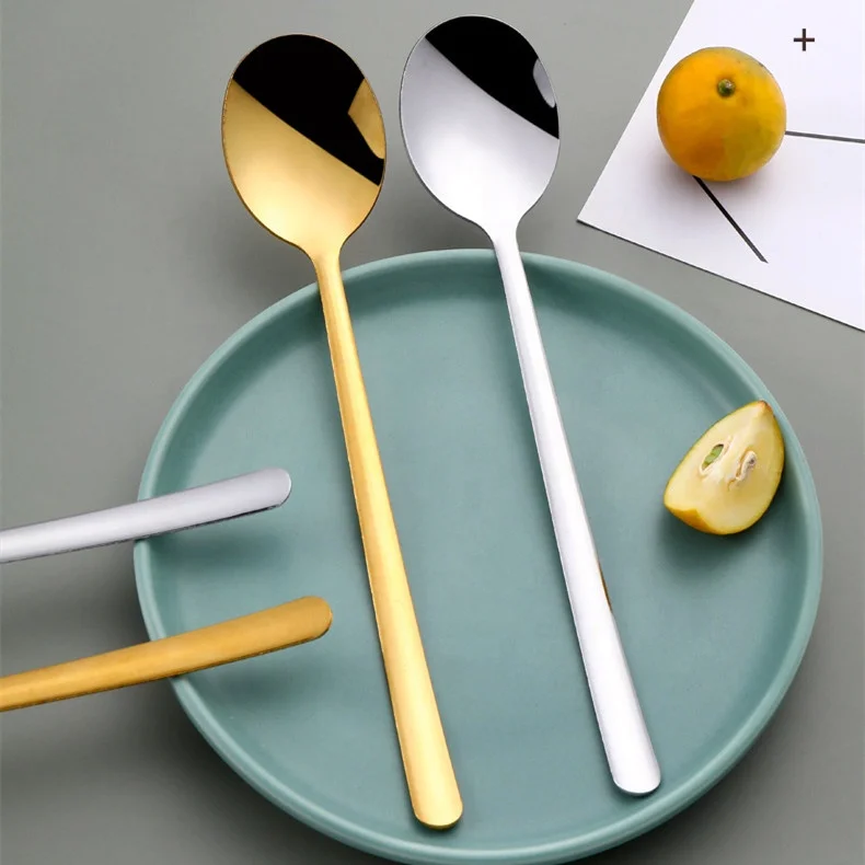 Soup Spoon 304 Stainless Steel Spoons 304 Korean Spoon