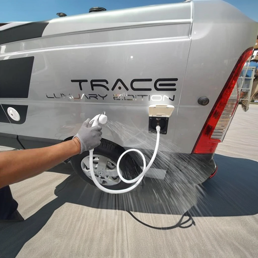 UV Resistant Portable Outdoor Shower Kit for Caravan Camper & RV Exterior Accessories for Camping & Travel