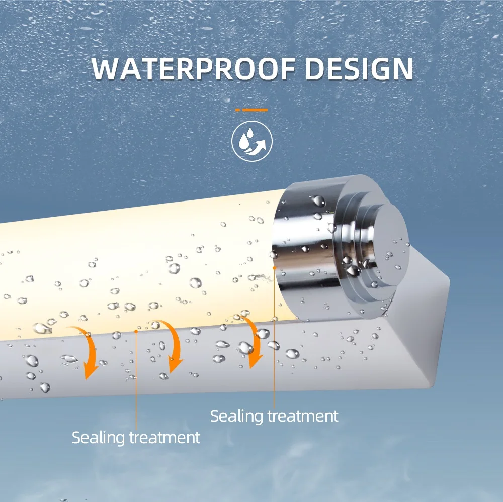 Hotel Project Mirror Led Vanity Light For Bathroom Modern IP 44 Bathroom Vanity Light Bathroom Tube Lights Decorative