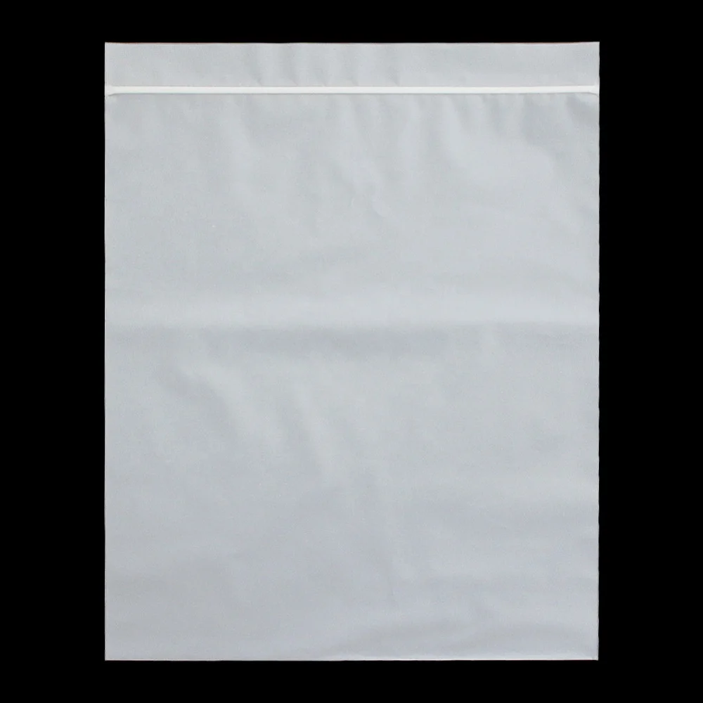 Reusable PLA PBAT compostable ziplock bag 80micron white clear corn starch 100% biodegradable zipper packaging bags for clothing