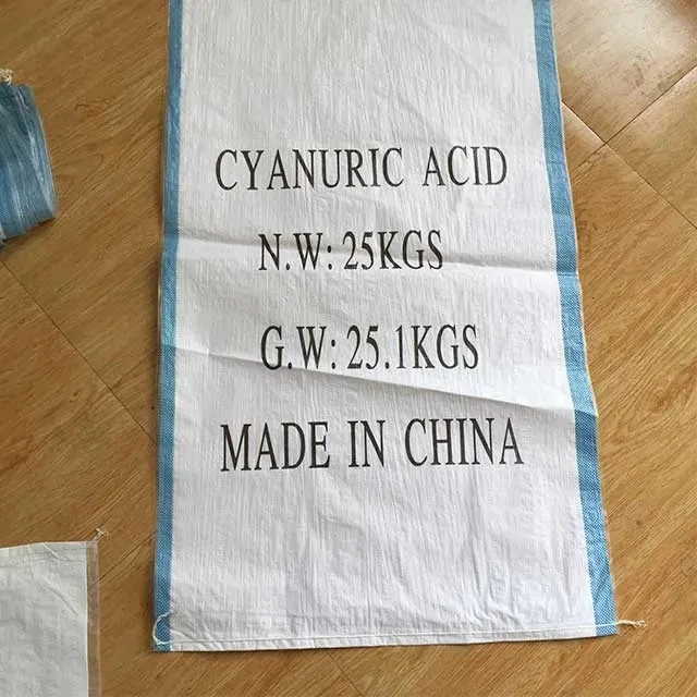 CAS 108-80-5 bulk cyanuric acid pool stabilizer 25kgs Price Competitive with Fast Delivery
