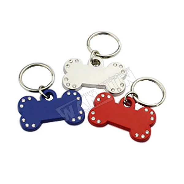 Custom Personalized Dog Pet Tag Bone Cute Dog Tags Your Own Logo Id Tag Dog