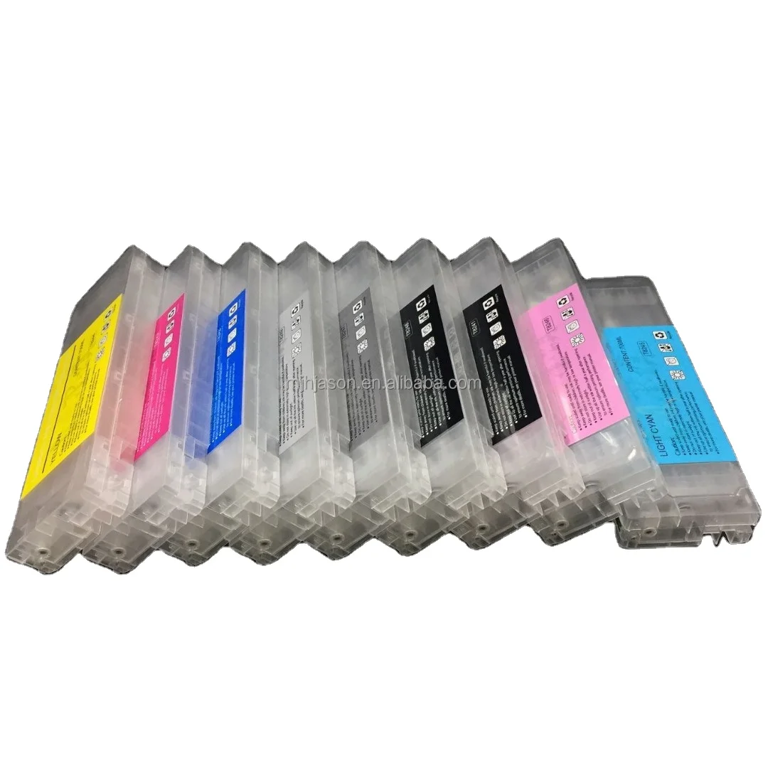 700ml empty refillable refill ink cartridge without chip for epson 7900 9900 P6000 refill cartridge
