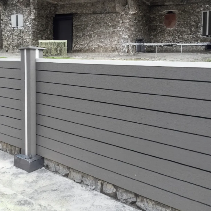 Hot selling garden yard rustproof fence board aluminum fence board slat fence
