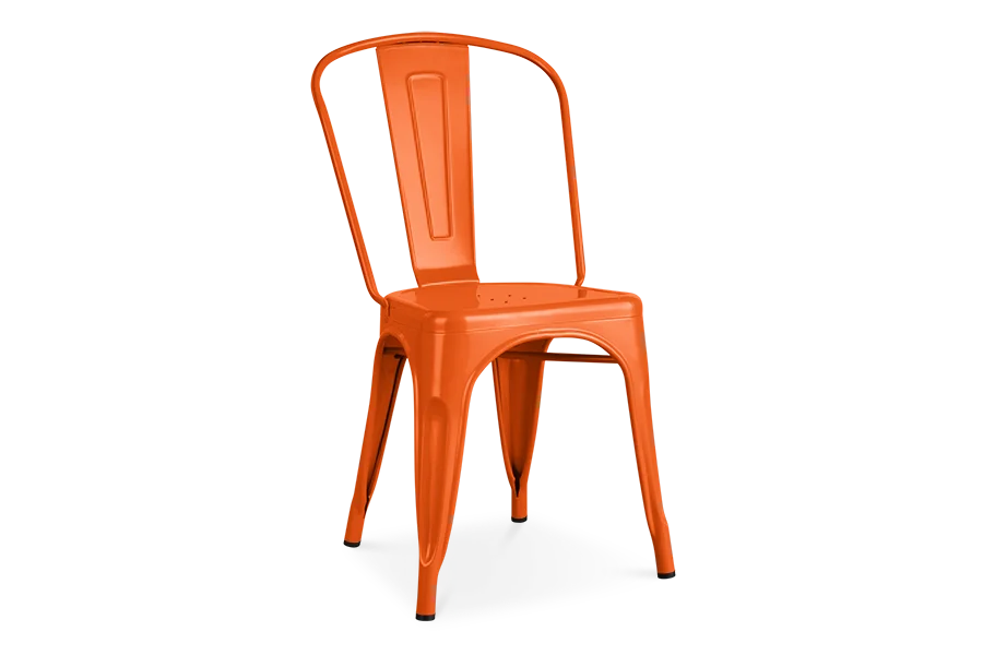 Промышленный современный Штабелируемый дешевый круглый черный стальной металлический обеденный