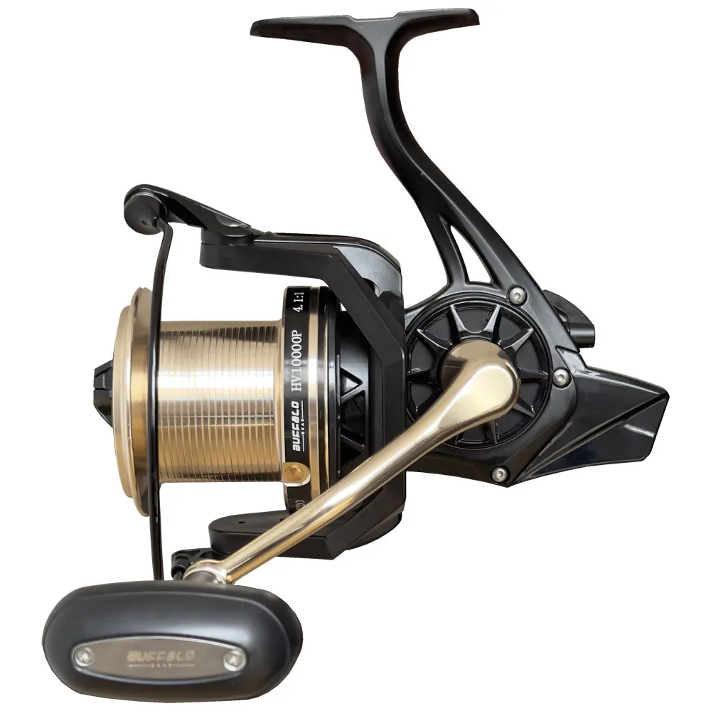 Buffalo Gear Fishing Sea Ocean Spinning Reel Saltwater CNC Metal Spool Big Game Large  fish Drag Spinning Reel Casting Pesca