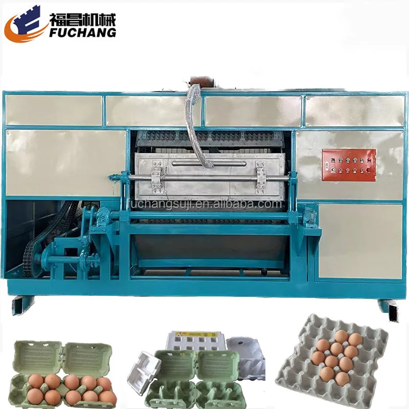 Pulp Molding Machine for Paper Trays Paper Egg Box Machine Egg Tray Making Line