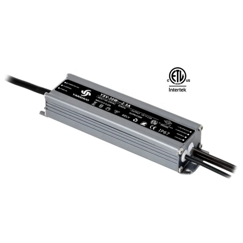 YSD Led Power Supply Ip67 12V 250W Led Dimmable Driver Triac Dimming Strip Light Power Supply