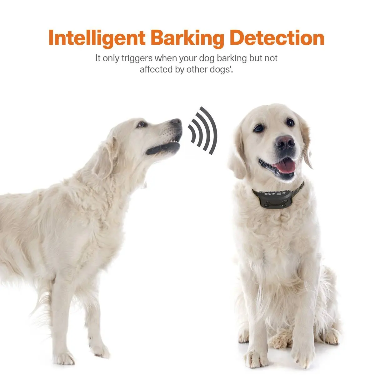 Beeper Smart Vibrate Shock Choke E Electric Dog Collar For Dog