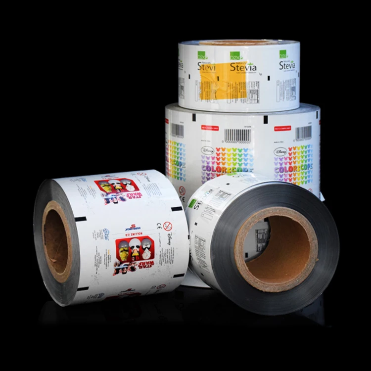 accept customized printed order sauce spice plastic packaging roll films food industry packing film