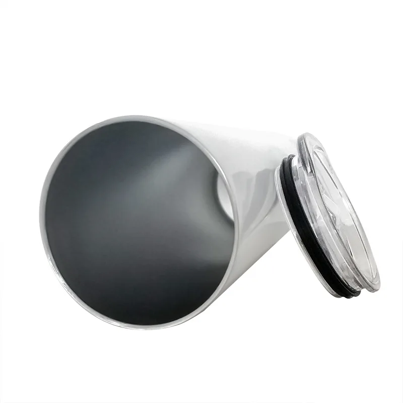 
Sublimation Blank White Double Wall Stainless Steel Vacuum Cup sublimation mug supplier 20oz 30oz straight skinny tumbler 