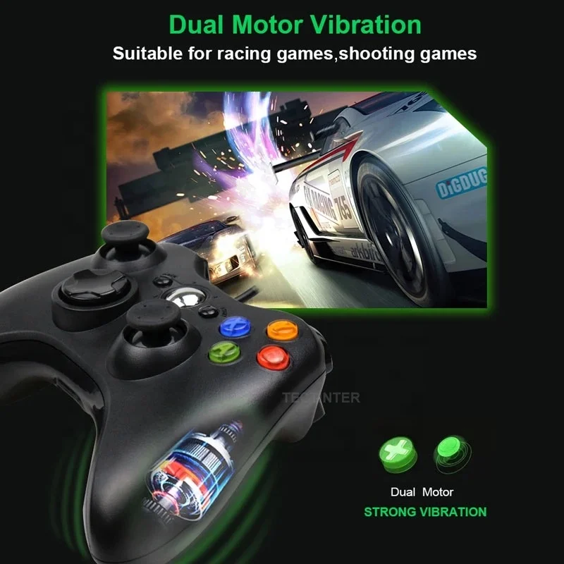 USB Wired Vibration Joystick Gamepad  For PC Controller For Xboxes 360 Controller