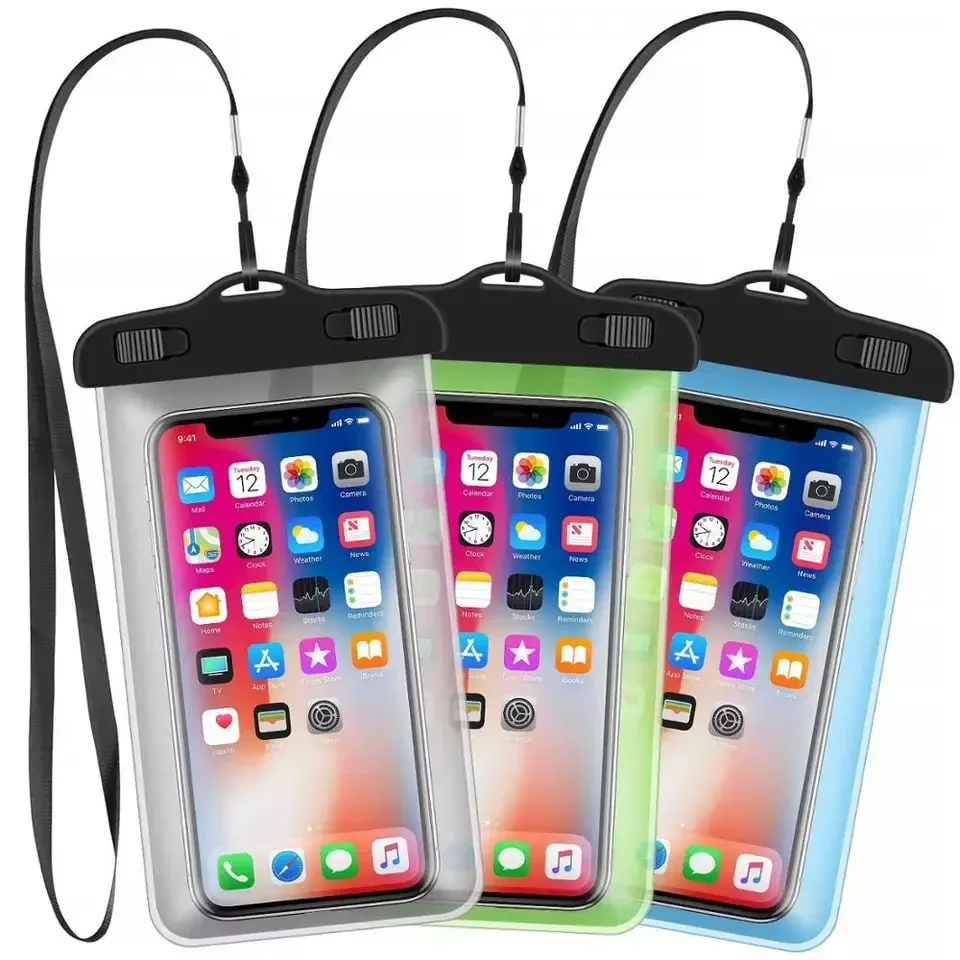 2023 SY Universal Waterproof PVC Mobile Phone Cases Pouch Bag Water Proof Cell With Lanyard