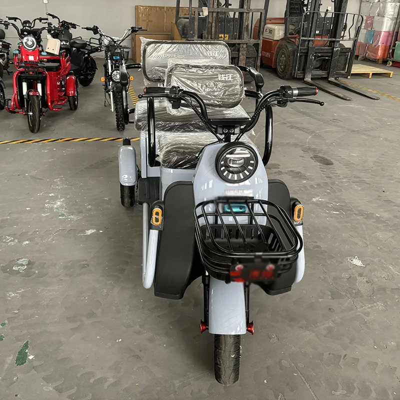 New Style Small Electric 3 Wheel Bike Electric Tricycle with Fat Tire for Adult Passenger and Cargo Carry