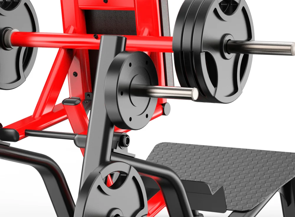 sports  squat machine plate loaded fitness gym equipment