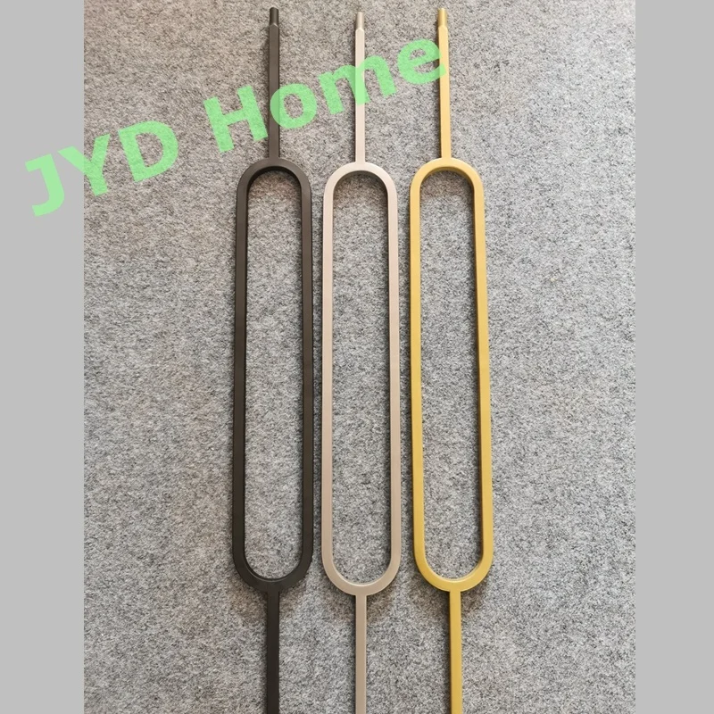 AALTO Series Indoor Stair Spindles Wrought Iron Oval Rectangle Triangle Balusters Metal Railing Spindles For Sale