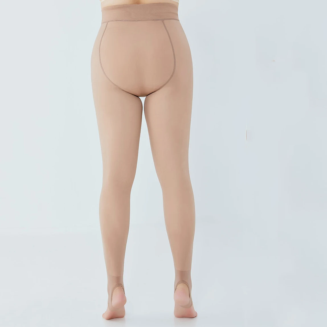 High Quality 200D Thermal Over Size Thick Stocking Legging Fleece Lined Tights for 110kg Women Opaque Warm Winter Skin Pantyhose