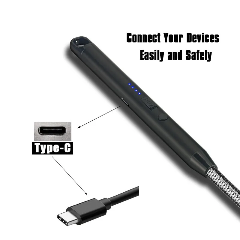 High Quality Custom Long Stick Plasma Candle Lighter/electric Bbq Lighter/usb Arc Kitchen Lighter