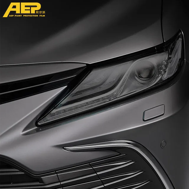 Пленка AEP для автомобильных фар светло-Черная защитная наклейка из ТПУ Toyota Camry XV70 2018 2019 2020 2021