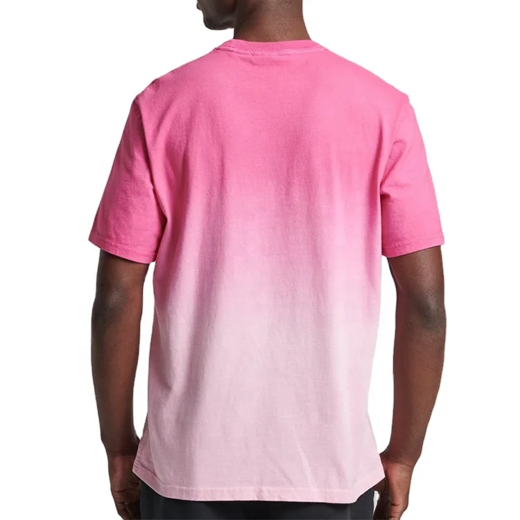 wholesale custom t-shirts printing machine oversized tshirt cotton dip dye tie dye plain blank men t shirt for men