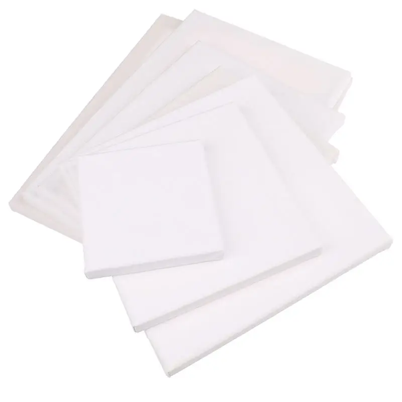 100% Cotton Blank Canvas Frame Different Sizes White Stretched Painting Canvas for Art Painting