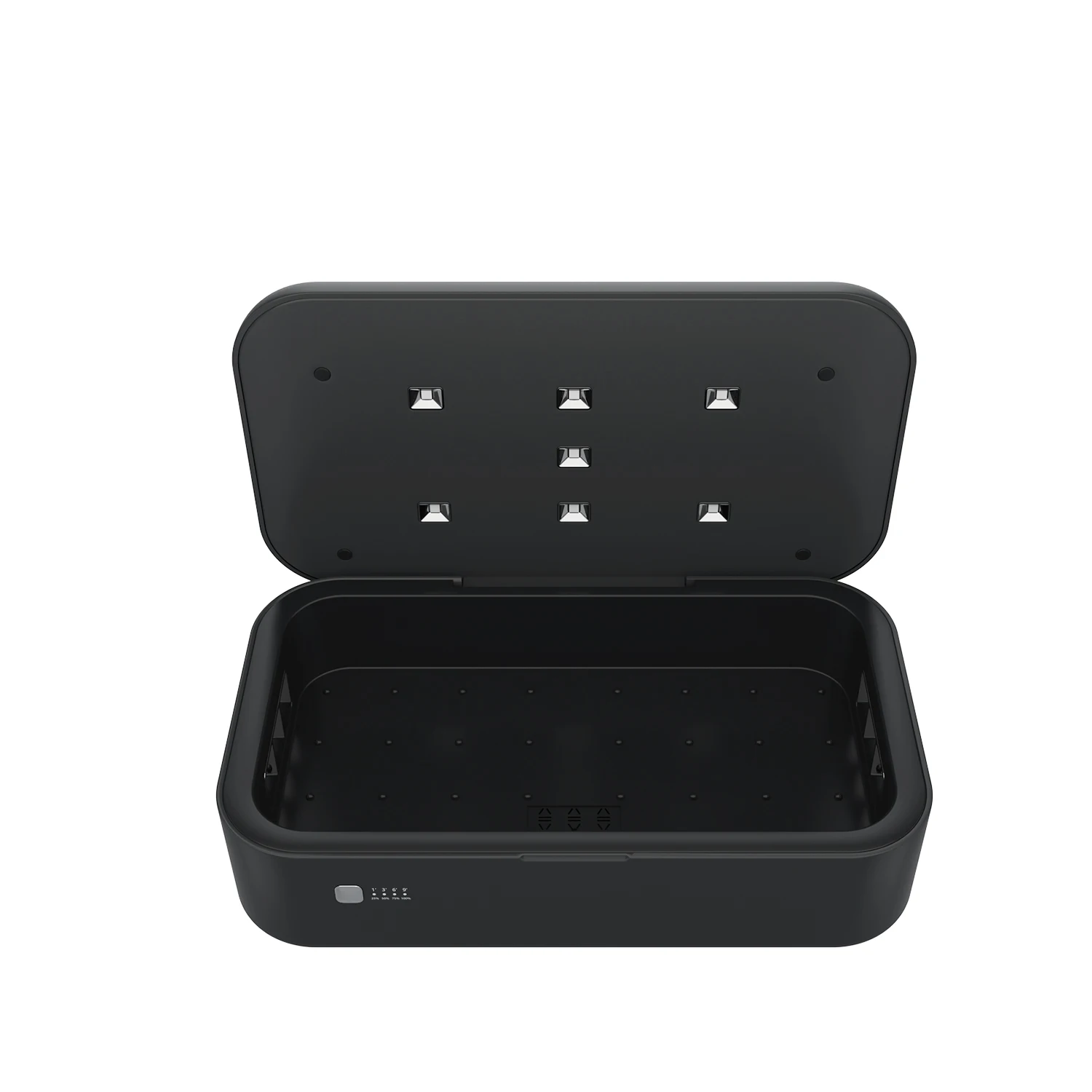 Hot sale new design uv sanitizing box wireless 15W phone charger 2 in 1 sanitizing box uvc