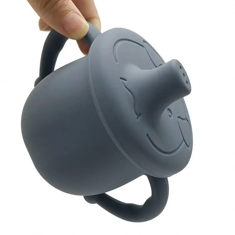 Kid Special Design Silicone Baby Cups with Lids Baby Trainer Cup Toddler for Kids