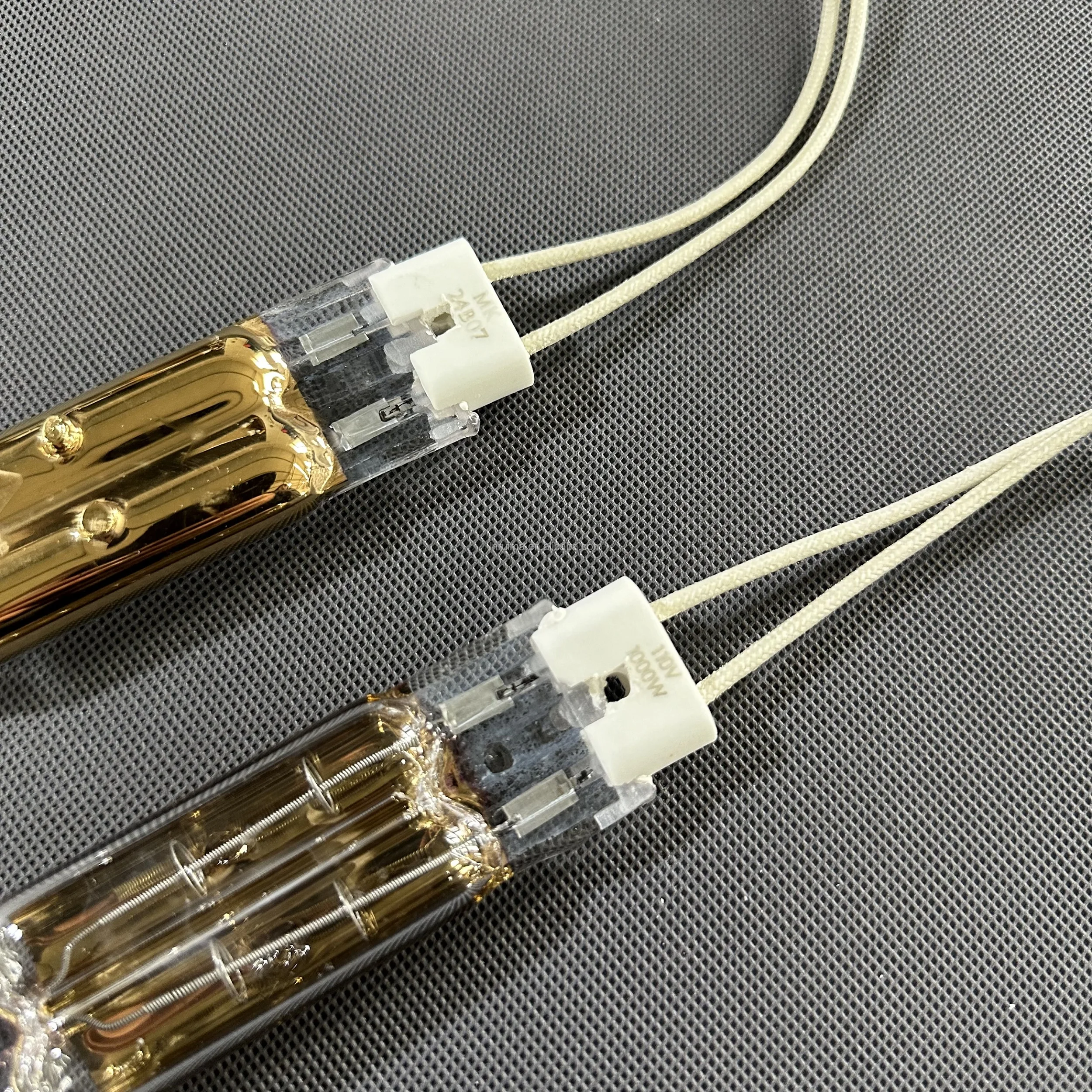REMA mini Twin tube gold reflector infrared heater lamp for semiconductor
