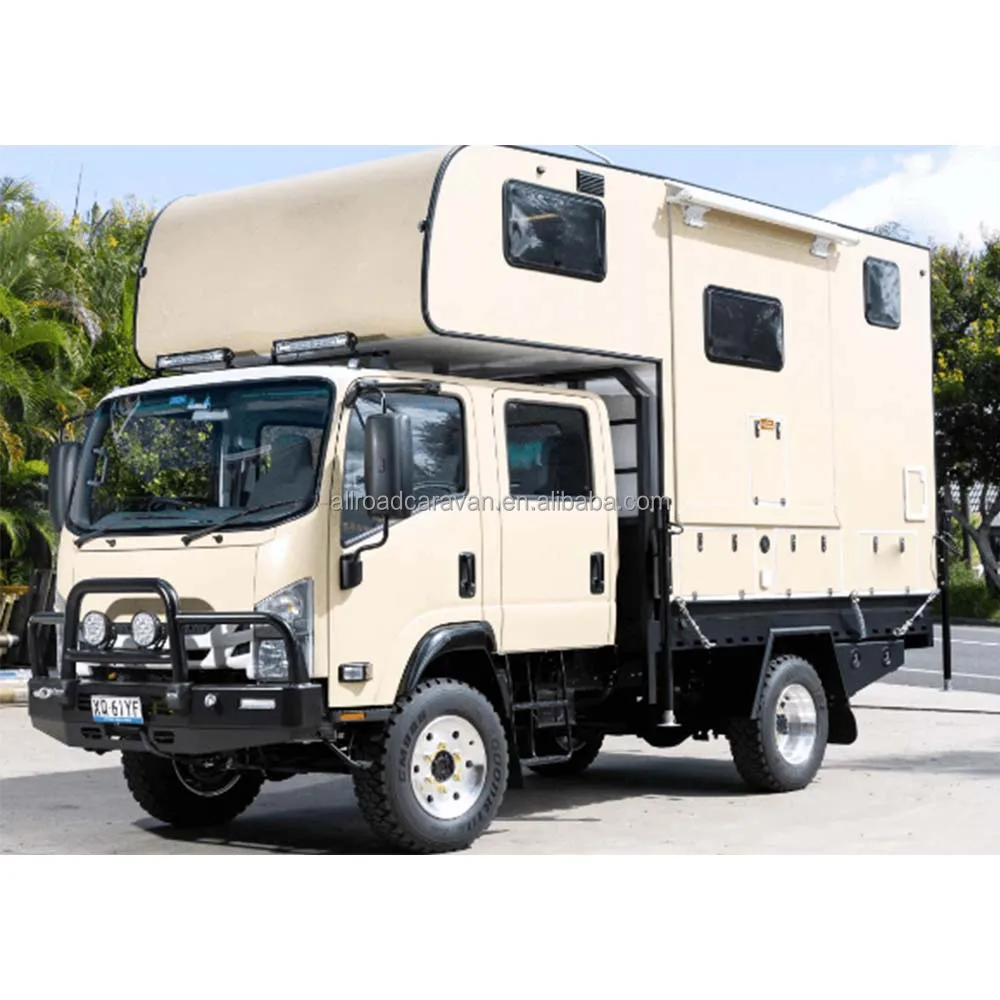 Touring travel motorhome pickup camper truck body