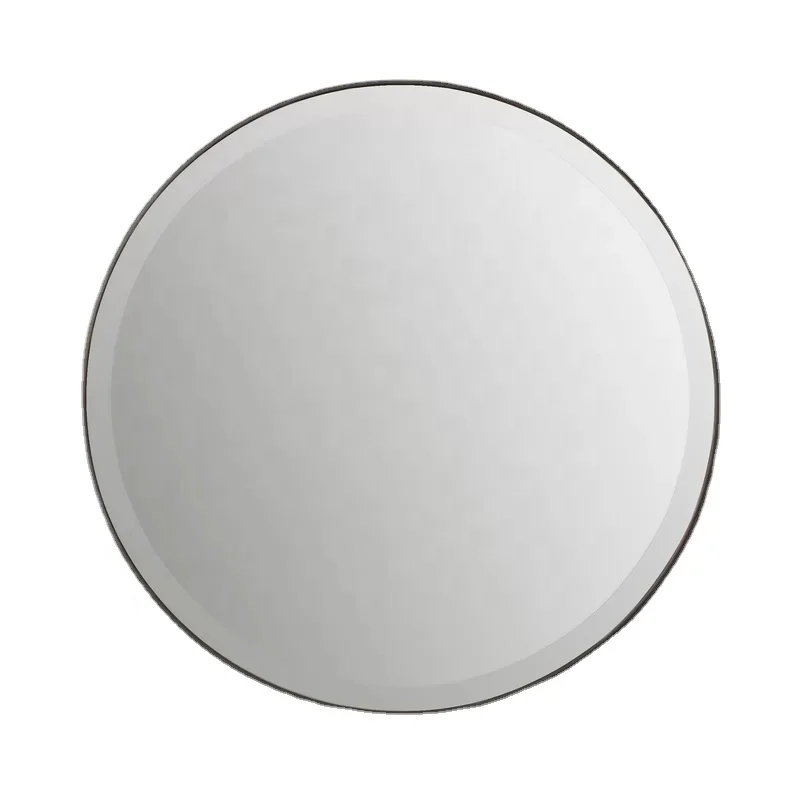 
Оптовая продажа, лидер продаж, низкая цена, декоративное металлическое скошенное зеркало, круглое настенное зеркало с рамкой 