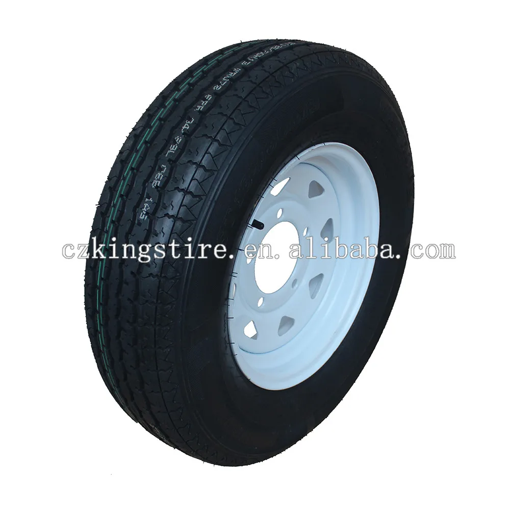 hot sale  ST185/80R13 trailer tire with steel wheel