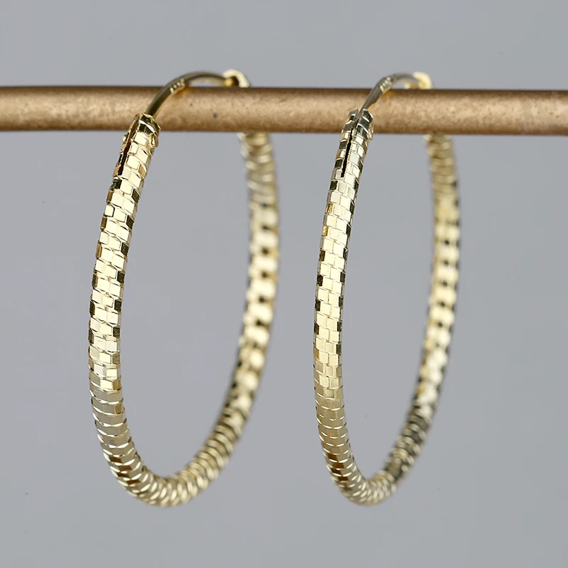 
Minimalist Classic Silver Hoop Earrings Fashion 925 Sterling Silver Huggie Earring 