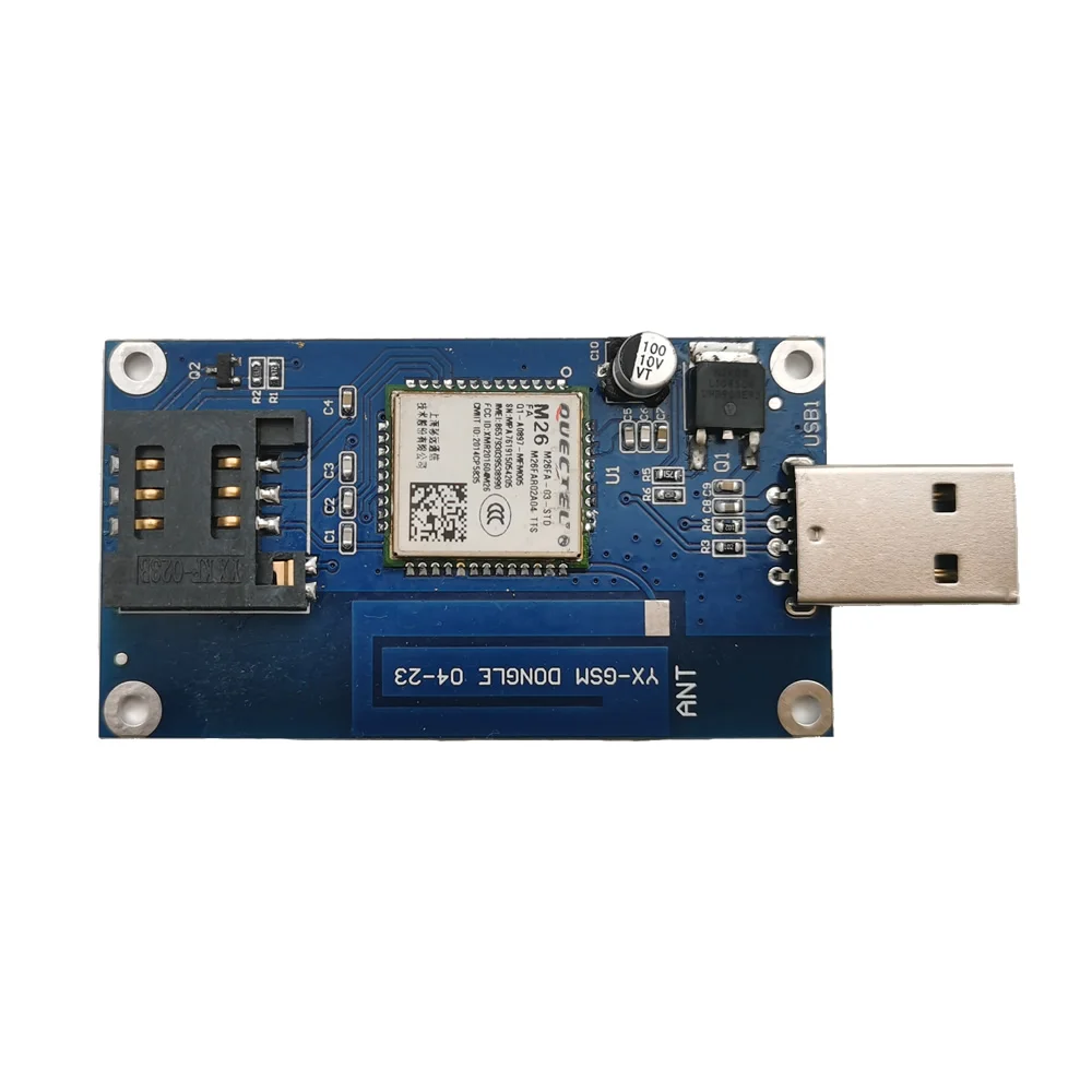 wireless GSM dongle M26 module 2g modem USB to Serial UART hub connection for communicate
