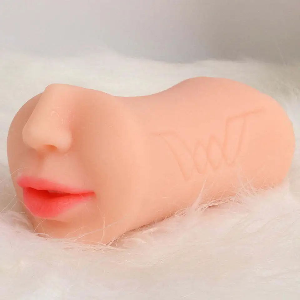 Male Masturbation 3-in-1 Silicone Dolls Female Vaginal Mouth Anal Realistic Dolls Male Masturbation Cup Sex Toys