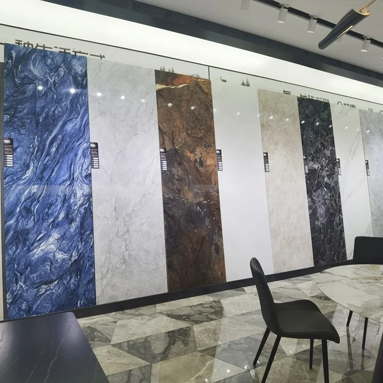White Calacatta Glazed Marble Big Slabs Sintered Stone for Table Wall Countertop
