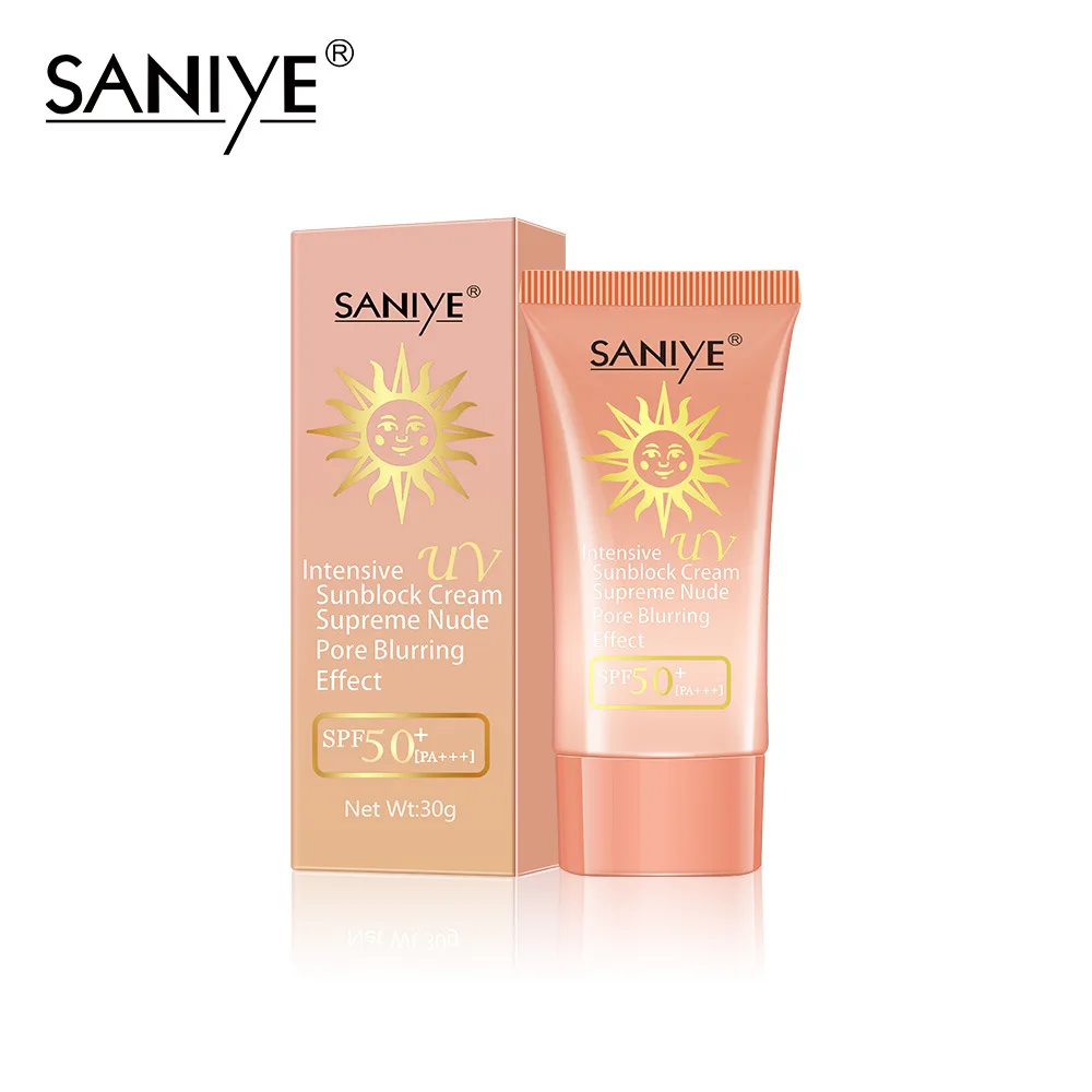 Защита от солнца с логотипом на заказ, Упаковочная Водонепроницаемая Sun Block Spf 50 для лица, отбеливание, защита от солнечных ожогов