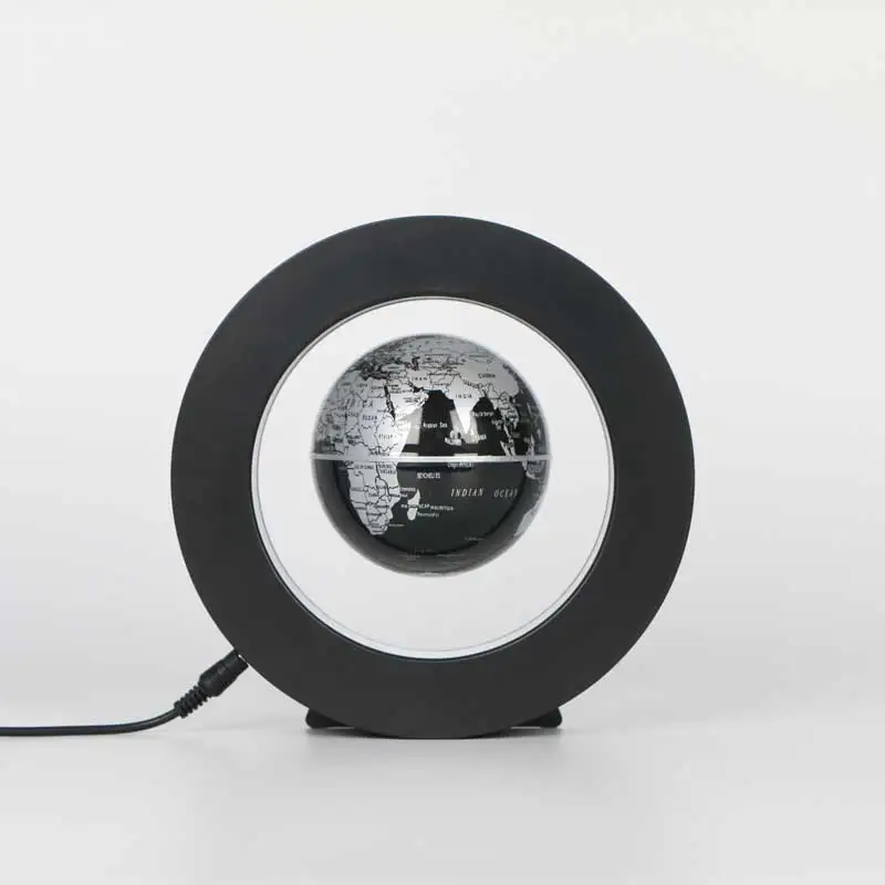Innovative Products 2022 Home Decorations For Living Room Anti-gravity O Shape Magnetic World Map Led Globe Floating