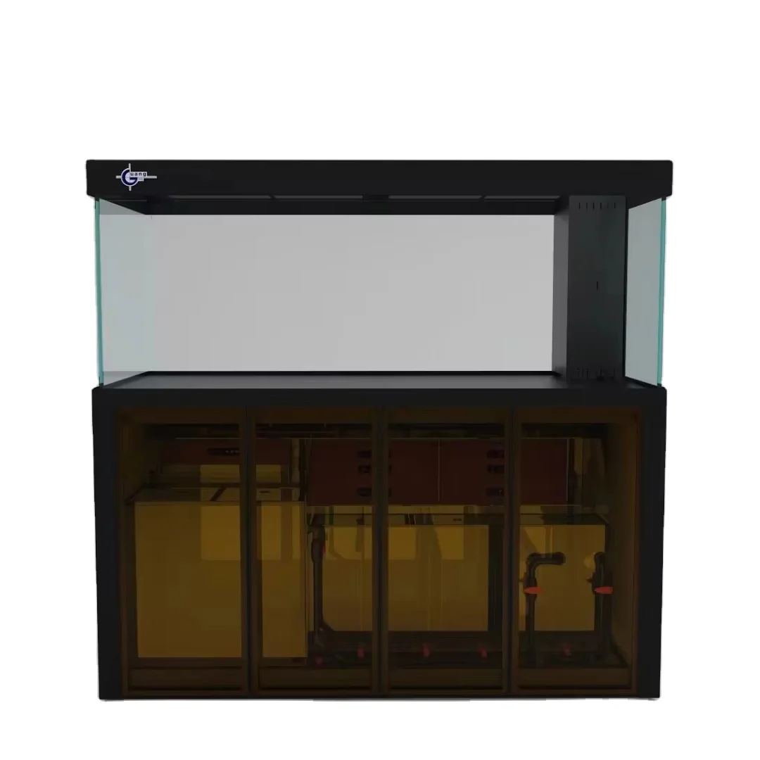 Customized Aquarium Fish Tank with Cabinet - Complete Set of Aquariums and Premium Accessories