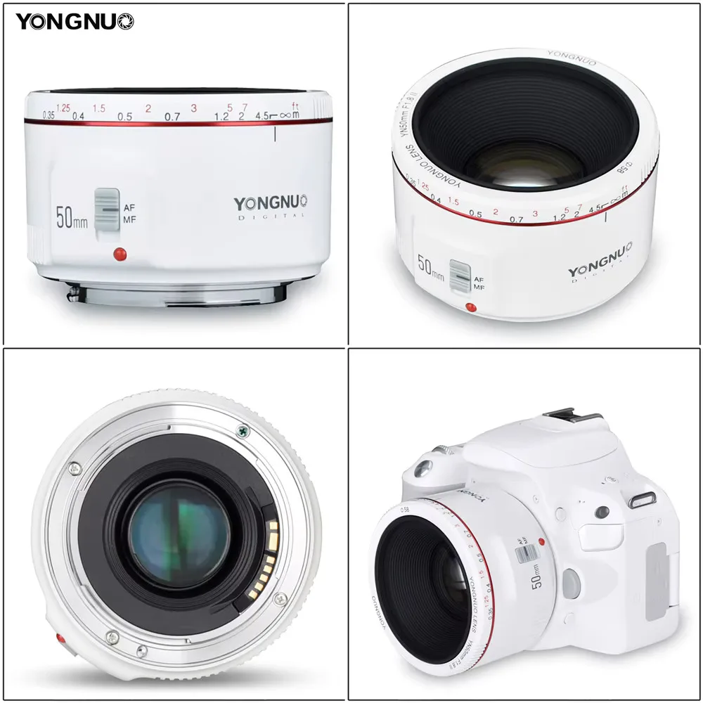 YONGNUO YN50mm F1.8 II Large Aperture Auto Focus Small Lens With Super Bokeh Effect For Canon EOS 70D 5D3 600D DSLR Camera