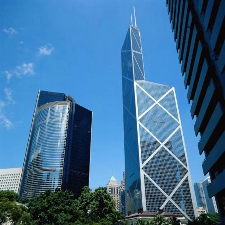 Exterior decorative construction wall glass curtain wall