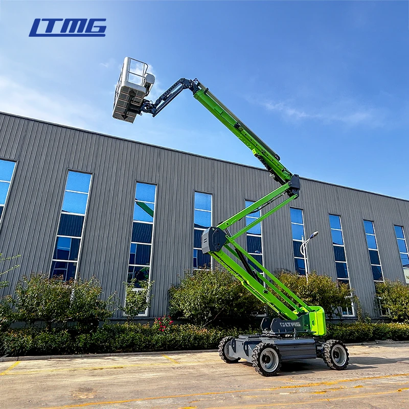 LTMG electric aerial work lift platform 20m 22m articulated boom lift aerial working platform