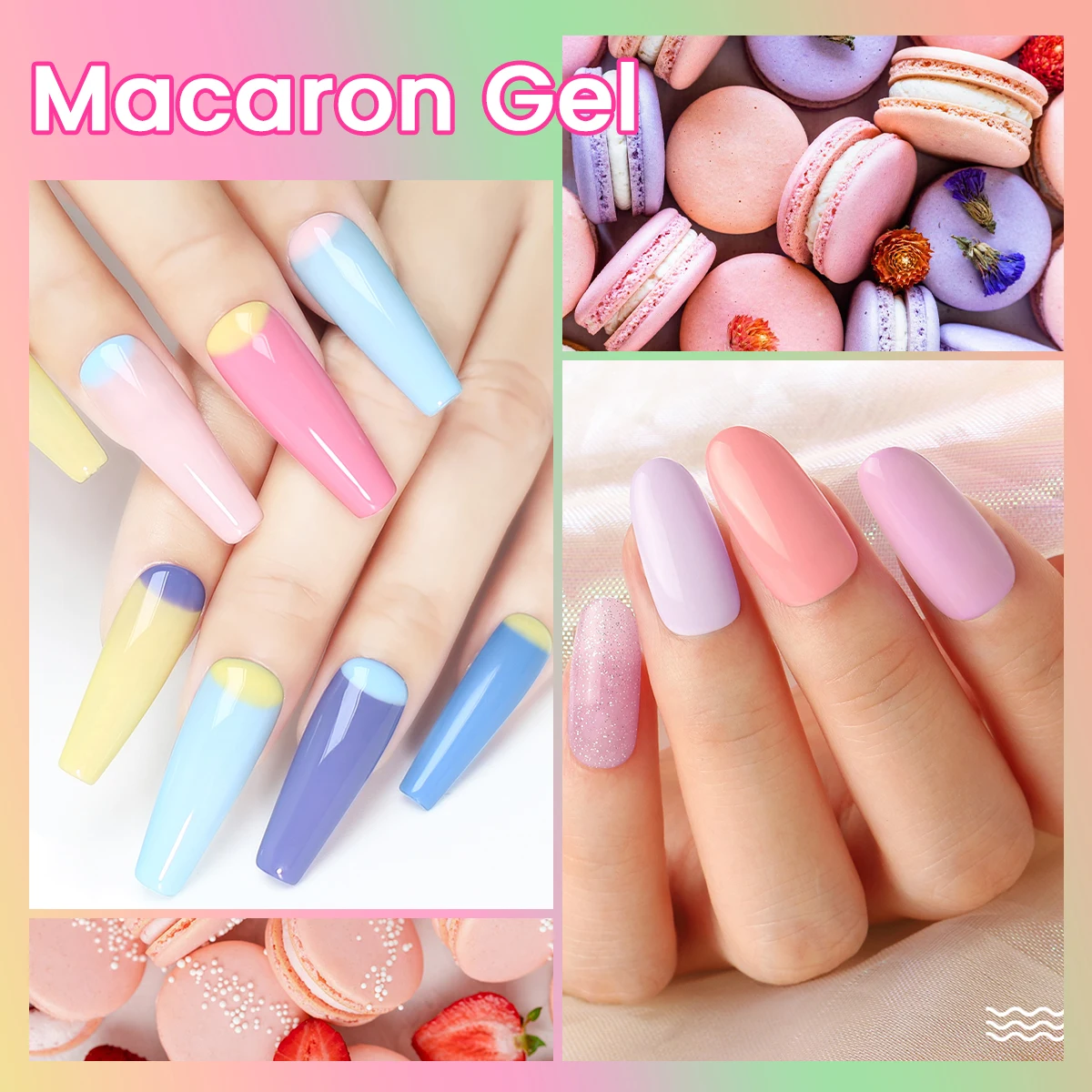 New Summer Season HEMA Free Odorless Vegan Nail Gel Varnish Semi Permanent Soak Off UV LED Gel Polish Color Set