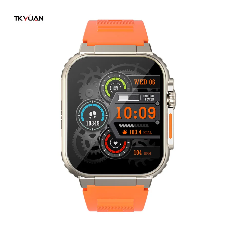 TKYUAN Fashion A70 Smart Watches 2023 Full Screen Touch HD Calling Relojes Inteligentes Sport Mens IP67 Display Smart Watch
