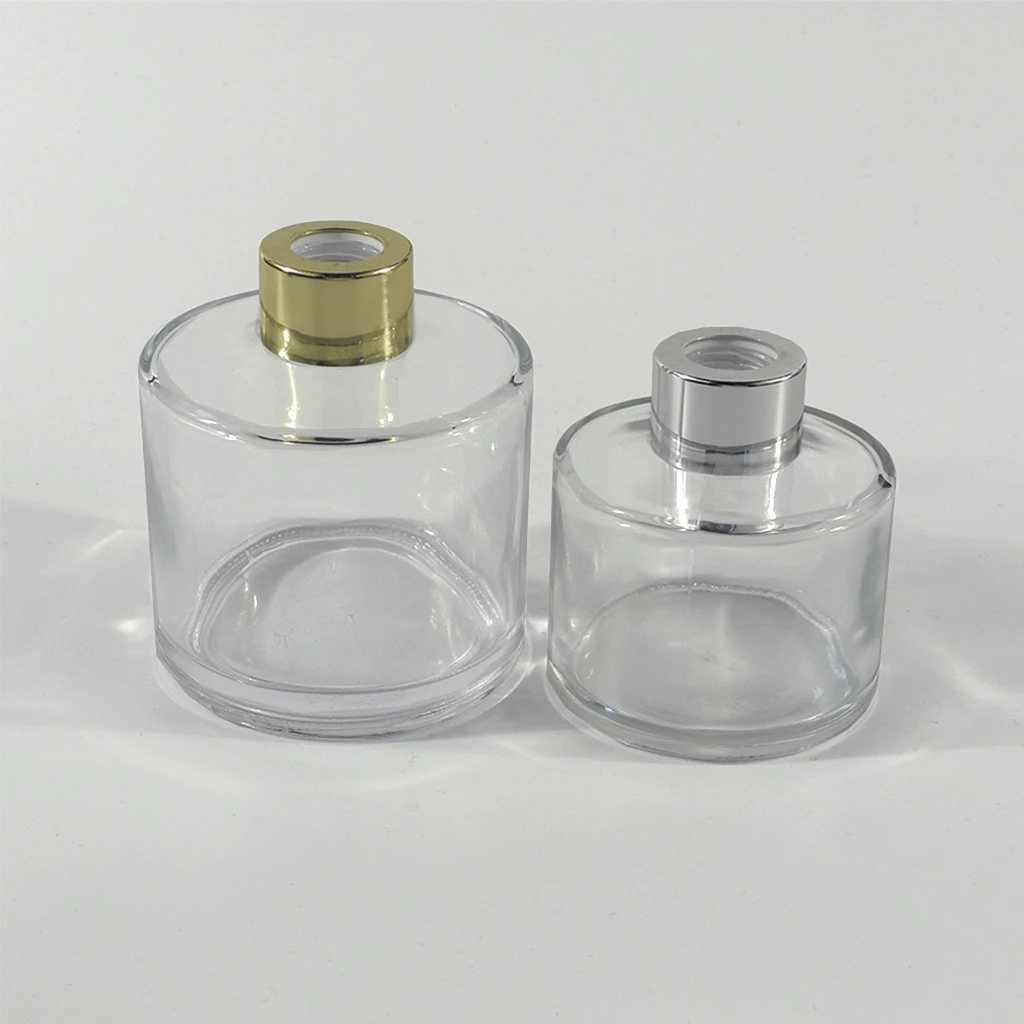50ml 100ml 150ml transparent cylindrical aromatherapy glass bottle