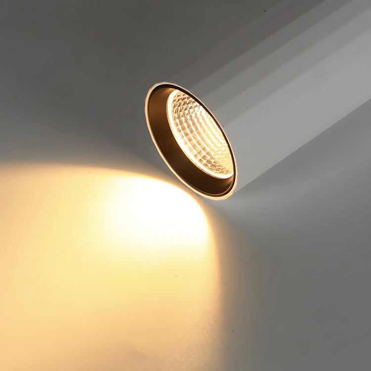 360 Degree Adjustable 4 Wire Tracklights 3 Phase Adaptor Track Rail System Surface Mounted Led Spotlight Track Lights