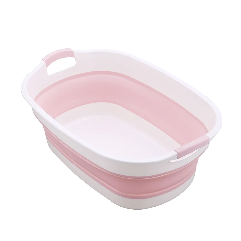 Portable Multifunctional Folding Basin New Born Baby Plastic  Folding Bath Tub