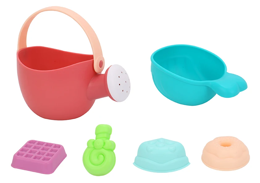 Summer Plastic Play Sand Set Water Tool Outdoor Baking Eco-friendly Beach toys for kids with mold